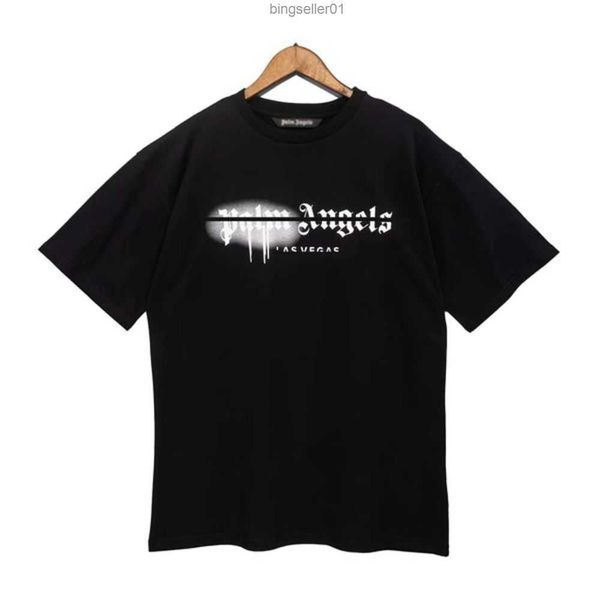 

summer pa men womens palm t-shirts mans stylist tee guillotine bear palms printed short sleeve truncated bears angles tees angel t shirt8lre, White;black