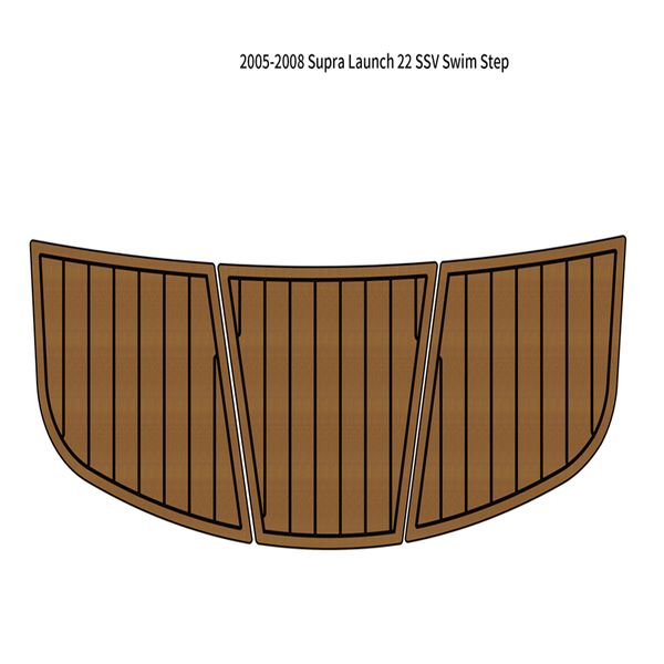 

2005-2008 supra launch 22 ssv swim platform step mat boat eva teak dec floor pad