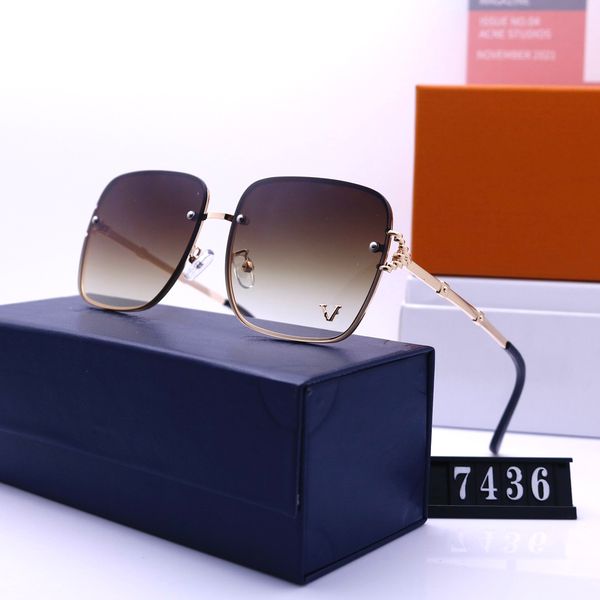 

lunettes de soleil fashion sunglasses designer sun glasses for women mens sunglasses luxury shade polarizing alloy frame adumbral lentes de, White;black