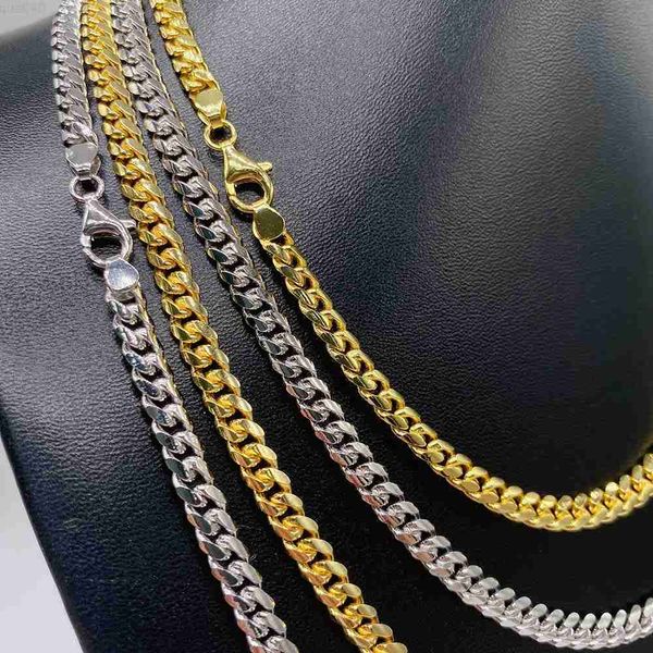 

new style wholesale 925 sterling silver pure 20" 24" cuban chain necklace cuban links chain