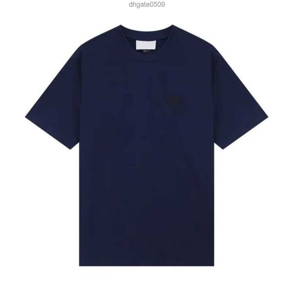 

mens t shirt designer for men womens luxury amis shirts fashion tshirt casual summer short sleeve man tee woman clothing asian size s-xl89jo, White;black