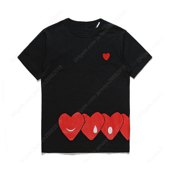 

2023 mens t shirt designer t love tshirts camouflage clothes graphic tee heart behind letter on chest tees hip hop fun print shirts skin-fri, White;black