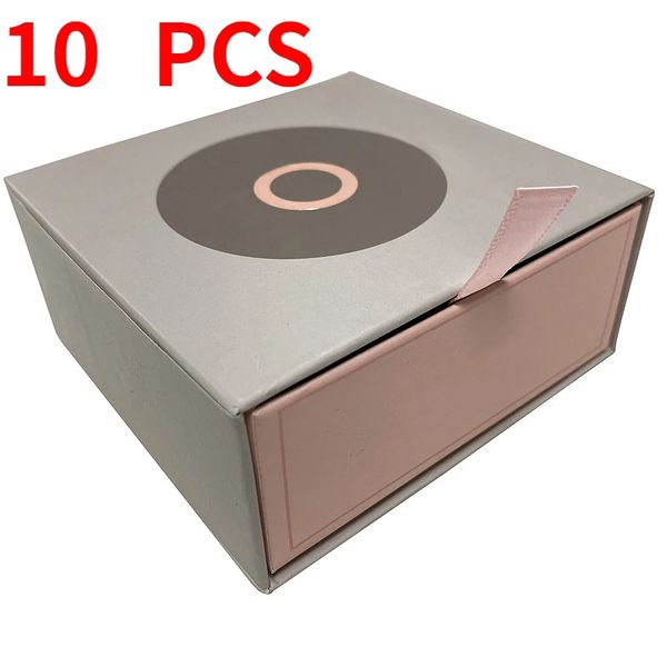 

fahmi 2023 new 100pcs packaging paper box bracelet display ring earrings necklace gift velvet box compatible with diy fashion je, Black;white