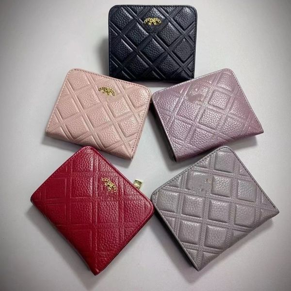 

purse designer women small purse card holder purse compact zipper women's leather purse long quilted fashion hold bag, Red;black
