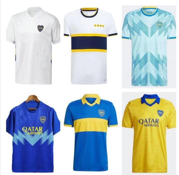 

2023 2024 boca juniors soccer jerseys fans player version villa salvio medina varela benedetto salvio pavon camisa de futebol 22 23 24 footb, Black;yellow
