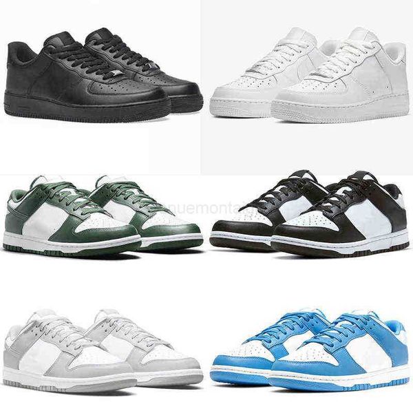 

big size us 13 eur 36-47 designer 1 one low outdoor shoes brand sneakers for mens womens panda unc coast michigan black white