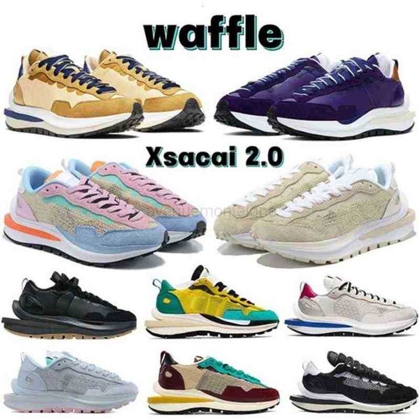 

waffle x 2.0 men women outdoor shoes sport fuchsia game royal black white tour yellow stadium green villain red neptune sneakers 36-45