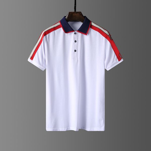

mens polo shirt designer man fashion horse t shirts casual men golf summer polos shirt embroidery high street trend tee asian size m-xxxl, White;black
