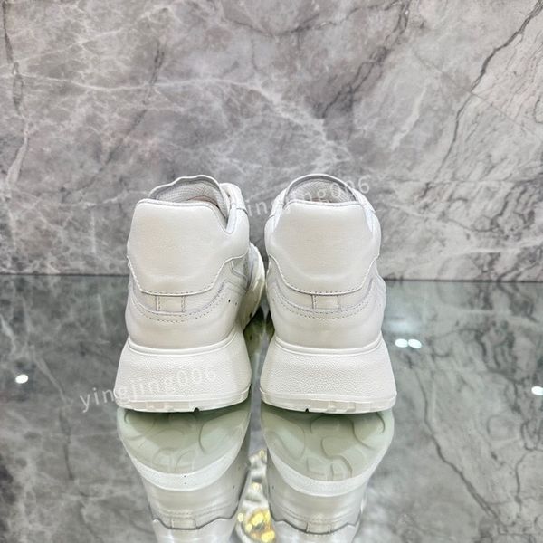 

2023brand womens men casual shoes leather lace-up sneaker fashion lady flat running trainers letters gym sneaker, Black