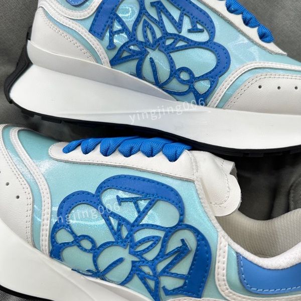 

2023brand women men designer fashion casual shoes leather lace-up sneaker fashion lady flat running trainers letters gym sneakers, Black