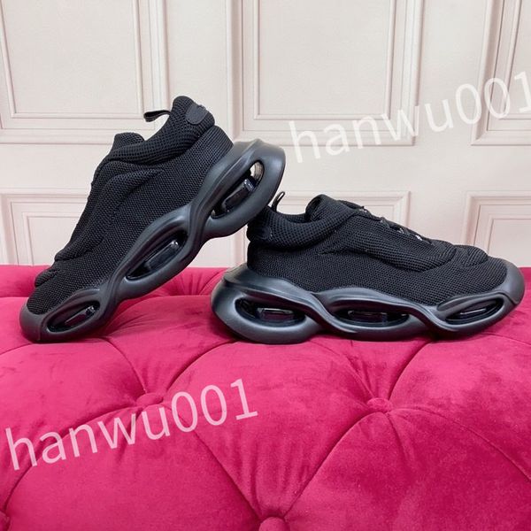 

new quality men women casual shoes designers sneaker reflective fashion genuine leather platform flat mens trainers, Black