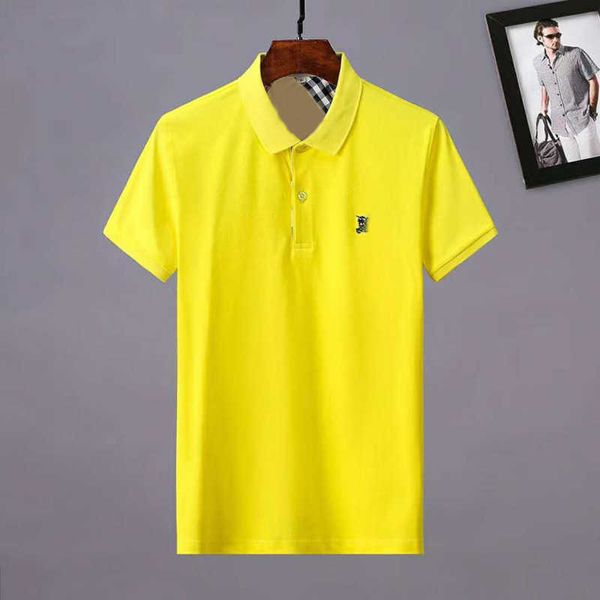 

summer business polo shirt mens short sleeve tb warhorse embroidery r tshirt casual cotton comfortable pullover tee breathable polos, White;black