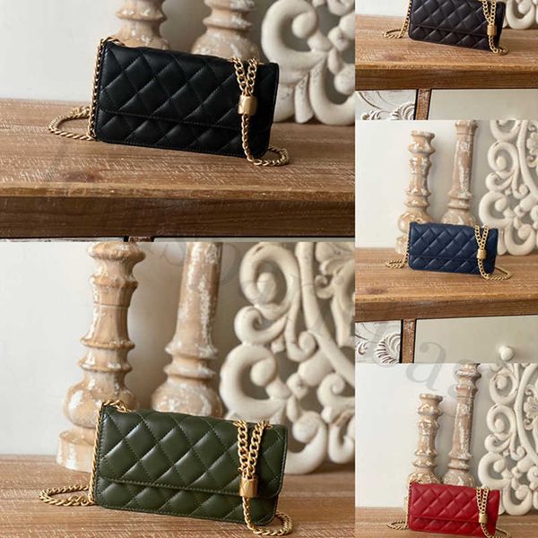 

luxury crossbody bag designer flap bag genuine leather mobile phone bag chain bag