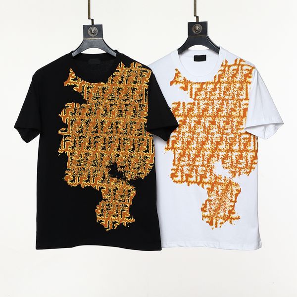 

men's t-shirts men's clothing men's plus tees & polos round neck embroidered and printed polar style summer wear with street, White;black