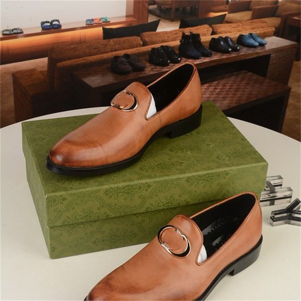 

l4 luxury brand men dress shoes flat casual shoe business office oxfords genuine leather designers metal buckle suede big size 45, Black