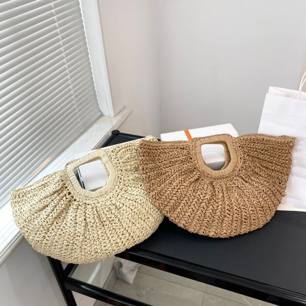 

new designer bag fashion beach bag straw tote bag casual bag y