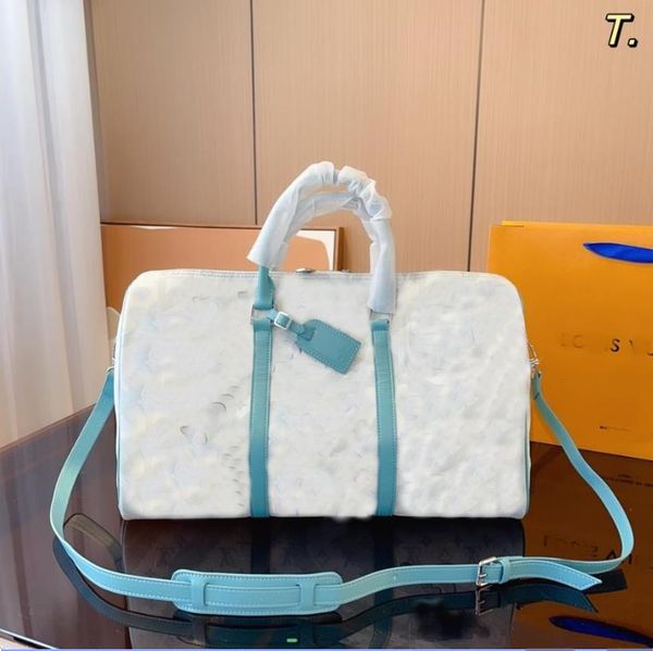 

men's designer duffel bags x yk keepall 45cm practical bag designer genuine leather outdoor travel bag spring/summer limited edition ha