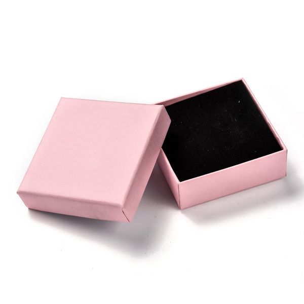

jewelry boxes 32pcs jewelry display box cardboard ring boxes with sponge for small watches necklaces earrings bracelet jewelry gift packagin, Black;white