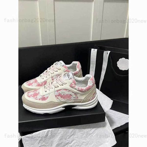 

designer luxury channel classic sneaker color matching casual low platform shoes womens ladies outdoor running zapatos baskeball shoe, Black