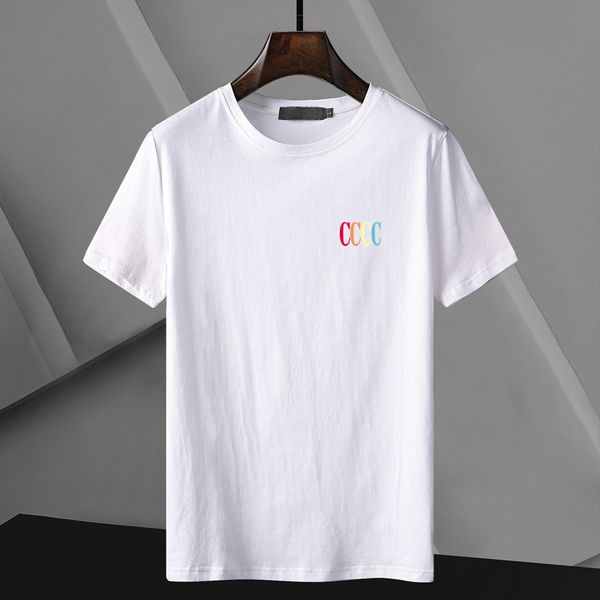 

mens designers t shirt man womens tshirts designer polos with letters print short sleeves summer shirts men loose tees asian size, White;black
