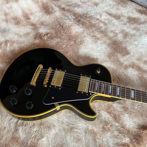 

electric guitar black mahogany body rosewood fingerboard