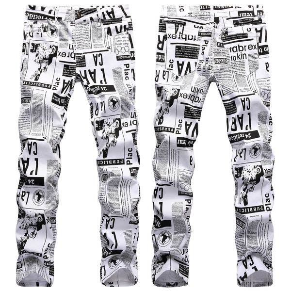 

men skinny jeans floral pant casual slim fit stretch denim for mensqc97wvh838, Blue