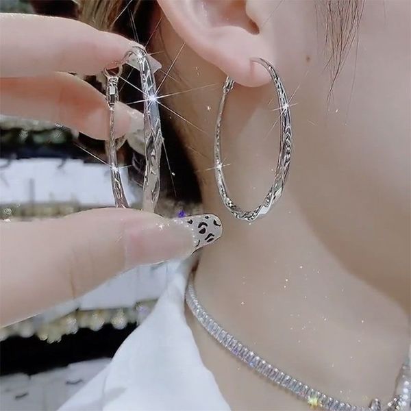 

18k gold plated designers brand earrings designer letter ear stud women crystal pearl geometric earring for wedding party jewerlry accessori, Silver