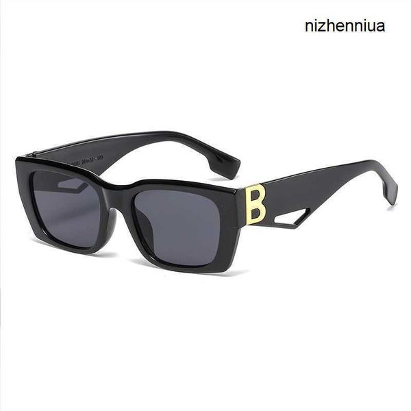 

hermm elegant sunglasses new box sunglasses for men and women versatile fashion street pbetterography 1pus, White;black