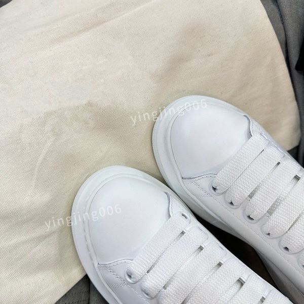 

2023men designer fashion casual shoes leather lace-up sneaker fashion lady flat running trainers letters gym sneakers, Black