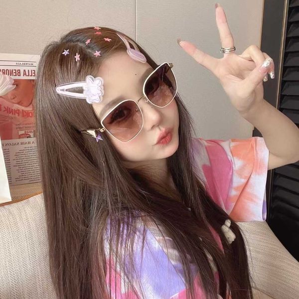 

Designer Triangular signature cool sunglasses luxury Super high quality new online popularity Japanese Korean Women's Versatile Literature Youth College SPR08YS