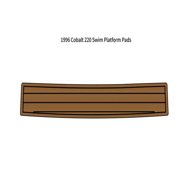 

1996 cobalt 220 swim platform step pad boat eva foam faux teak deck floor mat