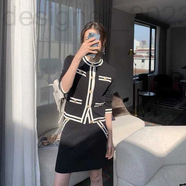 

women's jackets luxuriousm rand jacket new autumn winter fashion letter knitting cardigan designer casual spring coat irthday gift vale, Black;brown