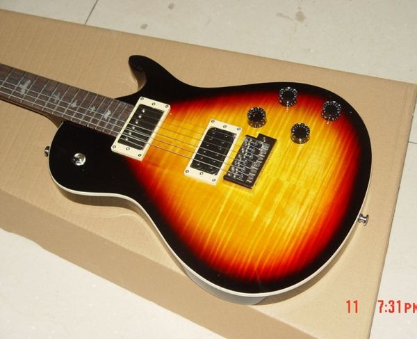

new arrival yellow black custom electric guitar guitar from china 685