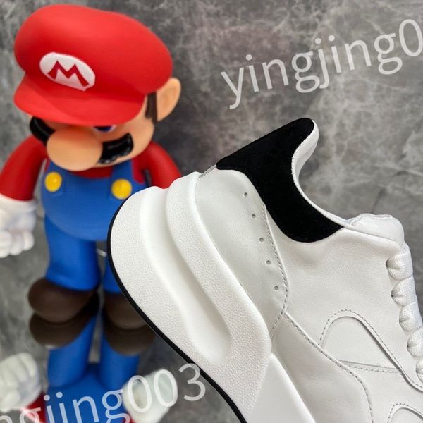 

new luxury designer casual shoes sneakers reflective vintage shoes mens women trainers leather sneaker shoes, Black