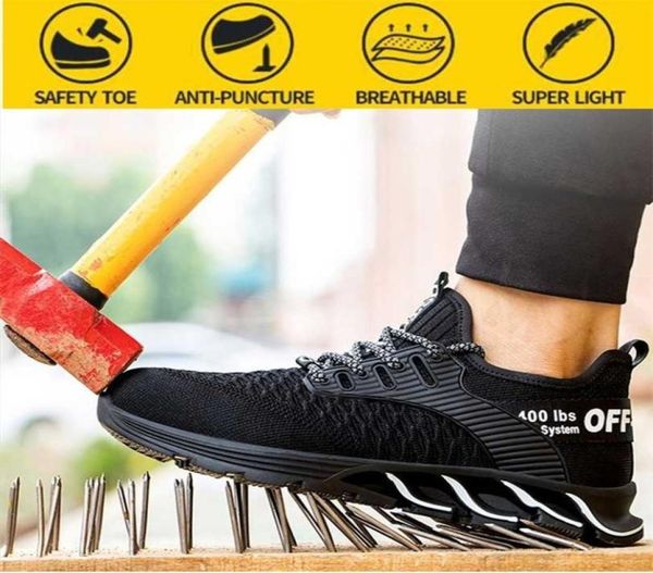 

safety insurance shoes men039s anti smashing protection women039s summer breathable deodorant non slip mens 2112222469596, Black;brown
