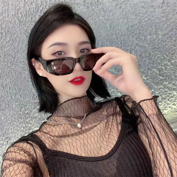 

Designer Triangular signature cool sunglasses luxury Super high quality New INS online celebrity same style fashion street photo box for women OPR 09ZS