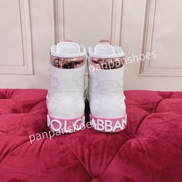 

new brand women designer leather lace-up sneakers fashion lady flat running letters shoes platform sneaker2023, Black