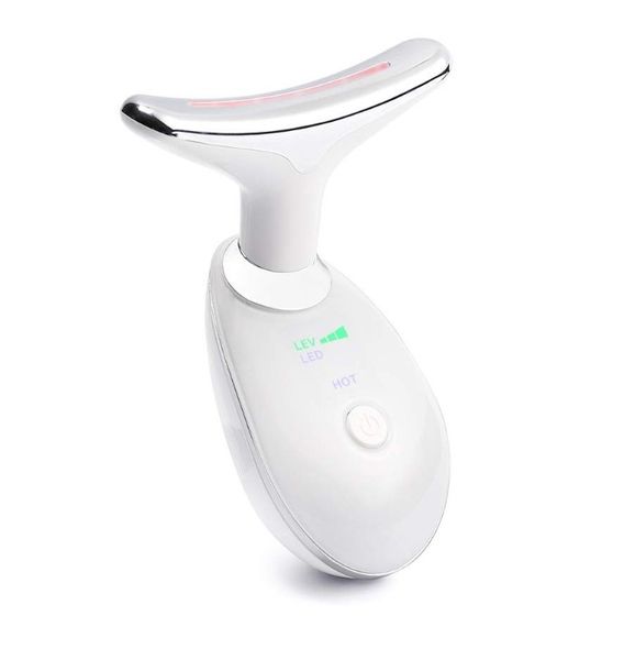 

ems microcurrent face neck beauty device led pn firming rejuvenation anti wrinkle thin double chin skin care facial massager