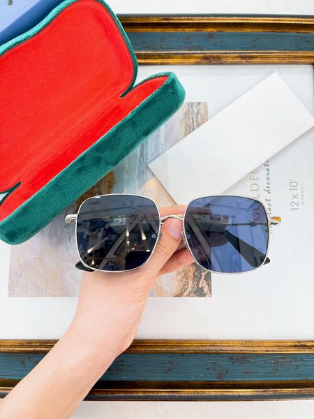 

2023 mens sunglasses oversized shape rectangular gold tone frame retro sophisticated womens sunglasses gg1306sk size 56 17 145 designer sung, White;black