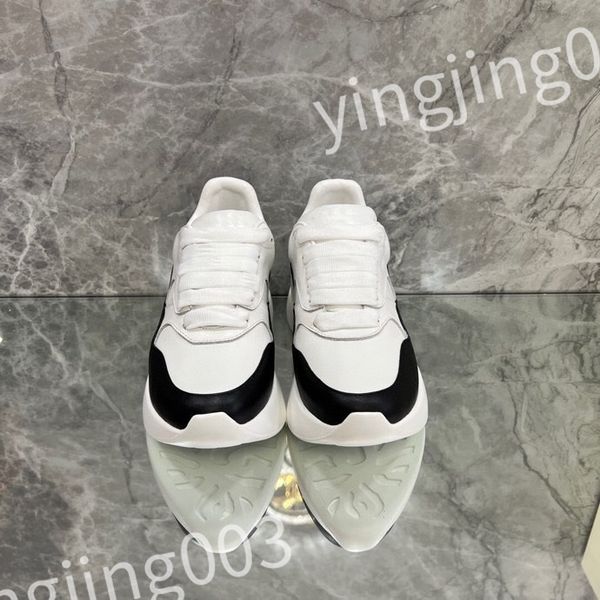 

2023 luxurys designer casual shoes sneakers reflective vintage shoes mens women trainers leather sneaker shoes, Black