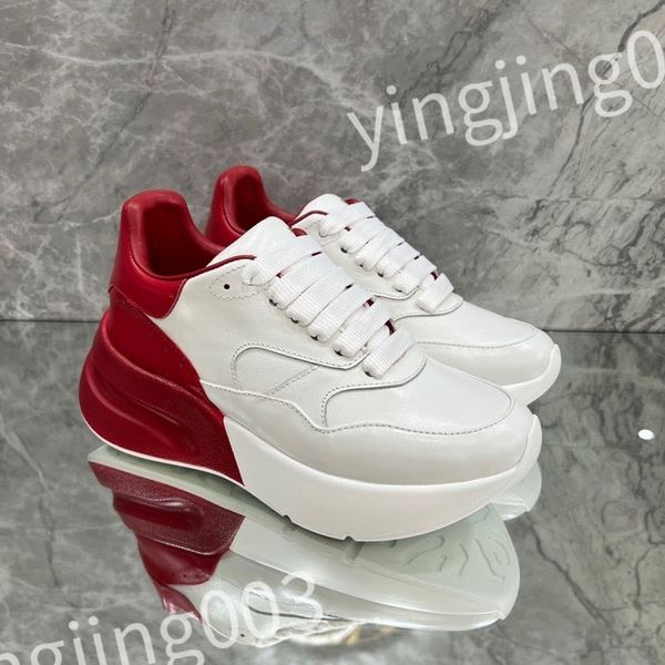 

2023 designer casual shoes sneakers reflective vintage shoes mens women trainers leather sneaker shoes, Black