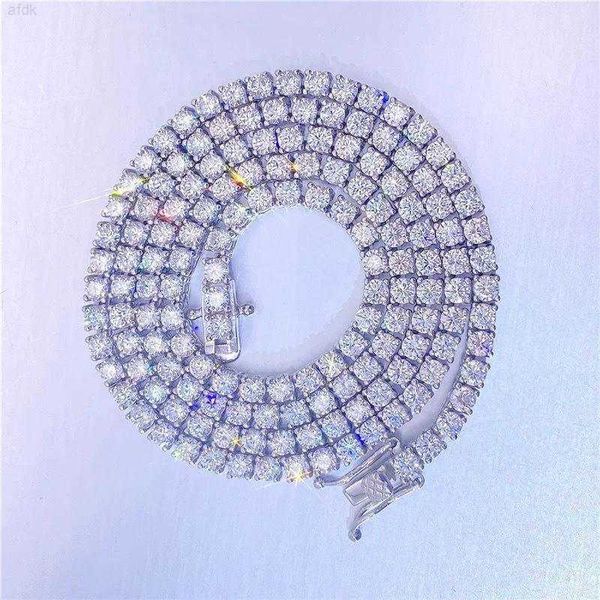

sterling silver s925 stamp solid lab diamonds iced out moissanite cuban link chain necklace bracelet