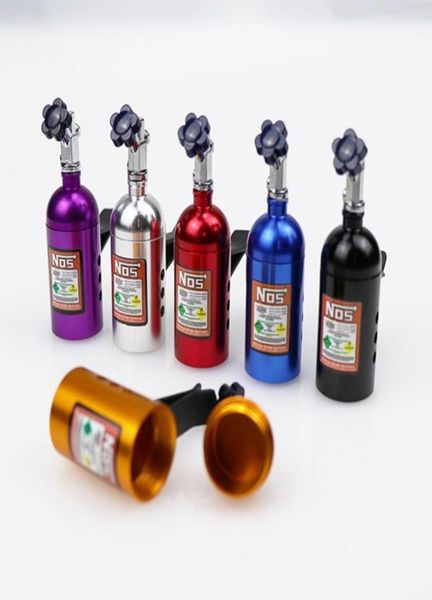 

6 colors fashion car solid perfume refill smell air freshener bottle outlet aromatherapy clip turbocharger gift for car use2405945