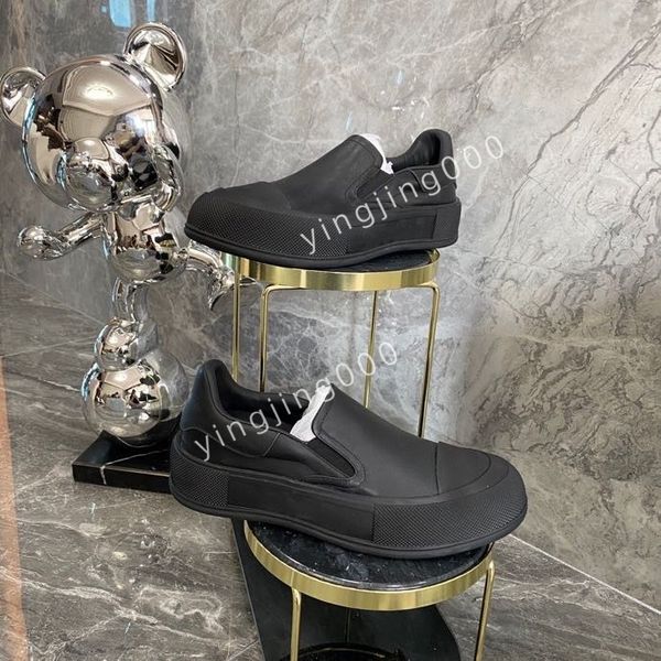 

new men brand quality designers sneakers camouflage casual shoes checkered studded flats mesh trainers2023, Black