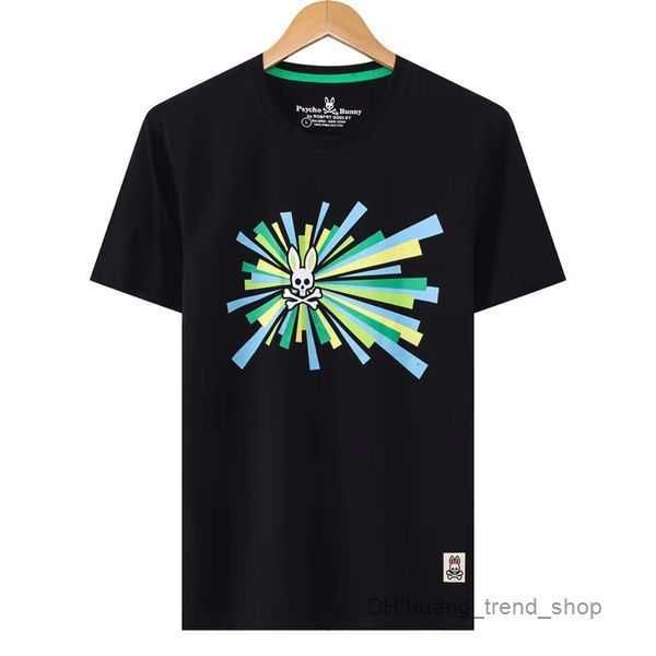

psycho bunny men's t shirt fashion letter casual summer short sleeve t-shirt women's clothing asian m-3xl 6 ijd9, White;black