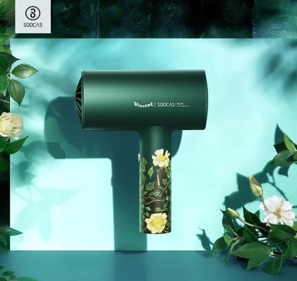 

soocas h3s 1800w professional double negative ion hair dryer diversion design cold wind bathroom electric quick hair dryer e6676067