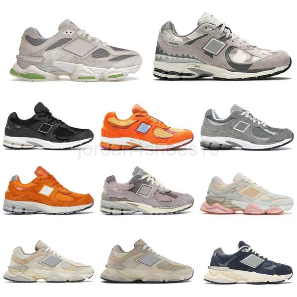 

new 2002r protection pack 9060 sports shoes designer balance men women pink phantom retro black white on sea salt 2002 r rain cloud casual b