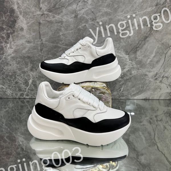 

new luxurys designer casual shoes sneakers reflective vintage shoes mens women trainers leather sneaker shoes, Black