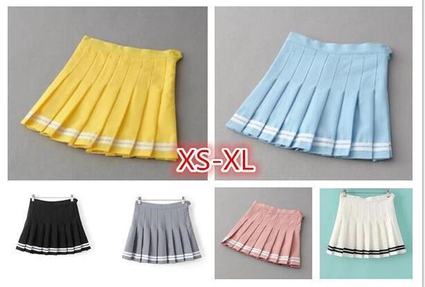 

skirts sweet pleated skirt women preppy style mini high waist skirt girls vintage black white cute school uniforms skirts 230515