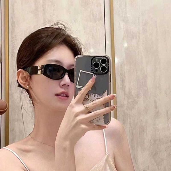 

fashion oval narrow frame small face hip hop polarized sunglasses, White;black